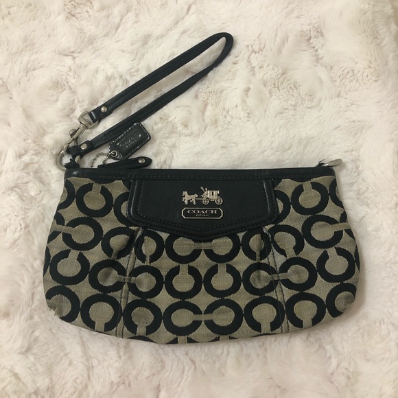 Coach Handbags - Black Coach wristlet/clutch